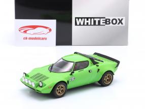 Lancia Stratos HF year 1975 light green 1:24 WhiteBox