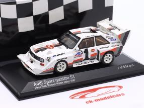 Audi Sport quattro S1 E2 #1 ganador Pikes Peak 1987 Walter Röhrl 1:43 Minichamps