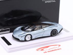 McLaren Speedtail Geneva Autoshow 2019 argent métallique 1:43 Tecnomodel