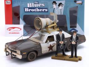 Dodge Monaco 1974 Film Blues Brothers (1980) avec personnages 1:18 AutoWorld