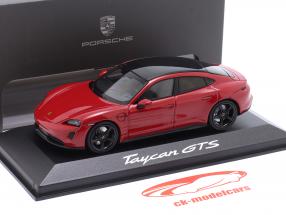 Porsche Taycan GTS Año de construcción 2022 carmín 1:43 Minichamps