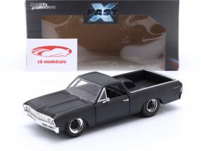 Chevrolet El Camino 1967 Fast X (Fast & Furious 10) 1:24 tapis noir Jada Toys