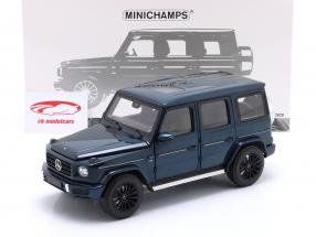 Mercedes-Benz G class (W463) year 2020 blue metallic 1:18 Minichamps