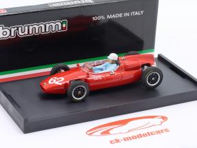 Lorenzo Bandini Cooper T53 #62 Italie GP formule 1 1961 avec figurine de conducteur 1:43 Brumm
