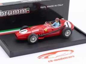 P. Collins Ferrari 246 #1 vincitore Britannico GP formula 1 1958 con figura del conducente 1:43 Brumm