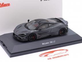 McLaren 765LT Byggeår 2020 mørk sølvgrå 1:43 Schuco
