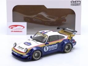 Porsche 911 (964) RWB Rauh-Welt 2022 青 / 白 / 赤 / 金 1:18 Solido