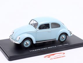 Volkswagen VW Beetle 1200 year 1960 light blue 1:24 Ixo
