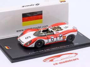 Porsche 908/02 #6 1000km Nürburgring 1969 Lins, Attwood 1:43 Spark