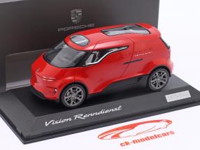 Porsche Vision Renndienst rot / schwarz 1:43 Spark