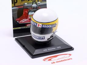 J. Scheckter #11 Ferrari 312T3 formula 1 Campione del mondo 1979 casco 1:5 Spark Editions
