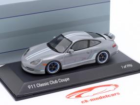 Porsche 911 (996) Classic Club Coupe 2022 gris sport métallique 1:43 Spark