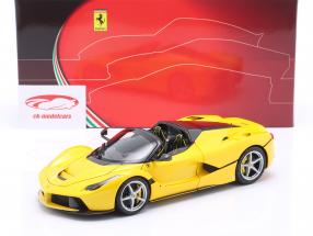 Ferrari LaFerrari Aperta ano de construção 2016 amarelo 1:18 BBR