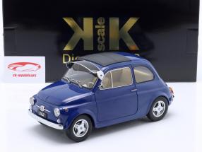 Fiat 500 F Custom con desmontable Techo Año de construcción 1968 azul 1:12 KK-Scale