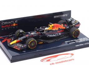M. Verstappen Red Bull RB18 #1 ganador Canadá GP Fórmula 1 Campeón mundial 2022 1:43 Minichamps
