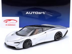McLaren Speedtail 建設年 2020 supernova 銀 1:18 AUTOart
