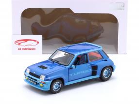 Renault 5 Turbo Byggeår 1981 blå 1:18 Solido