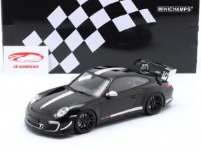 Porsche 911 (997) GT3 RS 4.0 Año de construcción 2011 negro 1:18 Minichamps