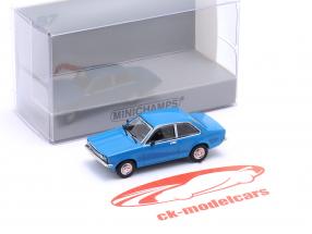 Opel Kadett Saloon year 1973 blue 1:87 Minichamps