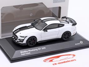 Ford Shelby Mustang GT500 Fast Track blanco / negro 1:43 Solido