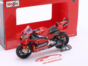Francesco Bagnaia Ducati Desmosedici GP22 #63 MotoGP campeón 2022 1:18 Maisto