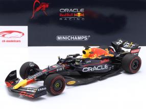 Max Verstappen Red Bull RB18 #1 gagnant Hongrie GP formule 1 Champion du monde 2022 1:18 Minichamps