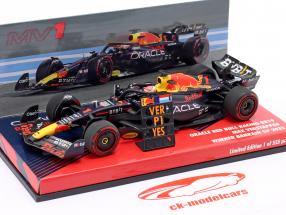 Max Verstappen Red Bull RB19 #1 vinder Bahrain GP formel 1 Verdensmester 2023 1:43 Minichamps