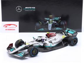 L. Hamilton Mercedes-AMG F1 W13 #44 octavo Monaco GP fórmula 1 2022 1:18 Minichamps