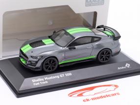Ford Shelby Mustang GT500 year 2020 grey metallic / neon green 1:43 Solido