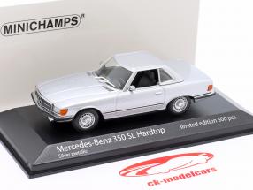 Mercedes-Benz 350 SL (R107) Хардтоп Год постройки 1974 серебро металлический 1:43 Minichamps