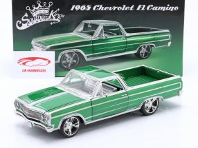 Chevrolet El Camino Customs Год постройки 1965 calypso зеленый 1:18 Greenlight