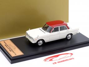 Nissan Prince Skyline 2000GT-B 建設年 1965 白 / 赤 1:43 Hachette