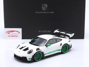 Porsche 911 (992) GT3 RS 2022 hommage Carrera RS blanc / vert 1:18 Spark
