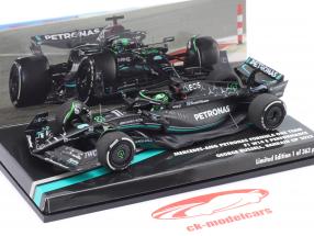 G. Russell Mercedes-AMG F1 W14 #63 7th Bahrain GP Formula 1 2023 1:43 Minichamps