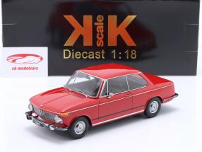 BMW 1602 Serie 1 Byggeår 1971 rød 1:18 KK-Scale