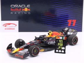 S. Perez Red Bull RB19 #11 勝者 サウジアラビア GP 式 1 2023 1:18 Minichamps