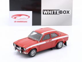 Ford Escort MK1 RS 1600 Mexiko Año de construcción 1970 rojo / blanco 1:24 WhiteBox