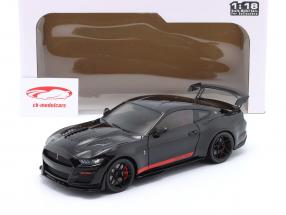 Ford Mustang Shelby GT500 Code Red Byggeår 2022 sort 1:18 Solido
