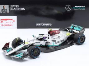 L. Hamilton Mercedes-AMG F1 W13 #44 8th Monaco GP Formula 1 2022 1:18 Minichamps