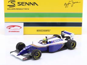 Ayrton Senna Williams FW16 #2 Test Formel 1 1994 1:18 Minichamps