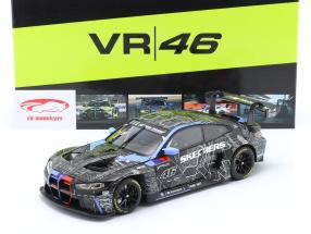 BMW M4 GT3 #46 test Car 2023 Team WRT Valentino Rossi 1:18 Minichamps