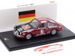Porsche 911 S #7 corrida Bavaria 1970 Röhrl, Marecek 1:43 Spark