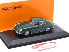 Porsche 356B Coupe Año de construcción 1961 verde oscuro 1:43 Minichamps