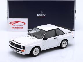 Audi Sport quattro Baujahr 1985 weiß 1:18 Norev