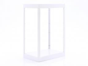 Single display case with LED lighting for figures scale 1:6 white Triple9