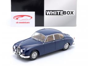 Jaguar MK2 Byggeår 1960 mørkeblå 1:24 WhiteBox