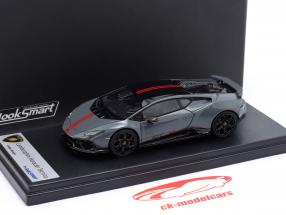 Lamborghini Huracan Tecnica Baujahr 2022 grau / rot metallic 1:43 LookSmart