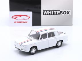 Renault 8 Gordini year 1964 white 1:24 WhiteBox