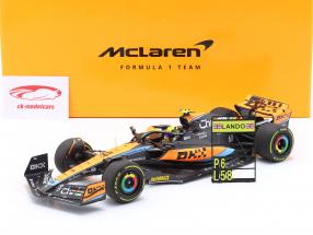 Lando Norris McLaren MCL60 #4 6to Australia GP fórmula 1 2023 1:18 Minichamps