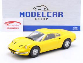 Ferrari Dino 246 GT Année de construction 1969 jaune 1:18 Model Car Group